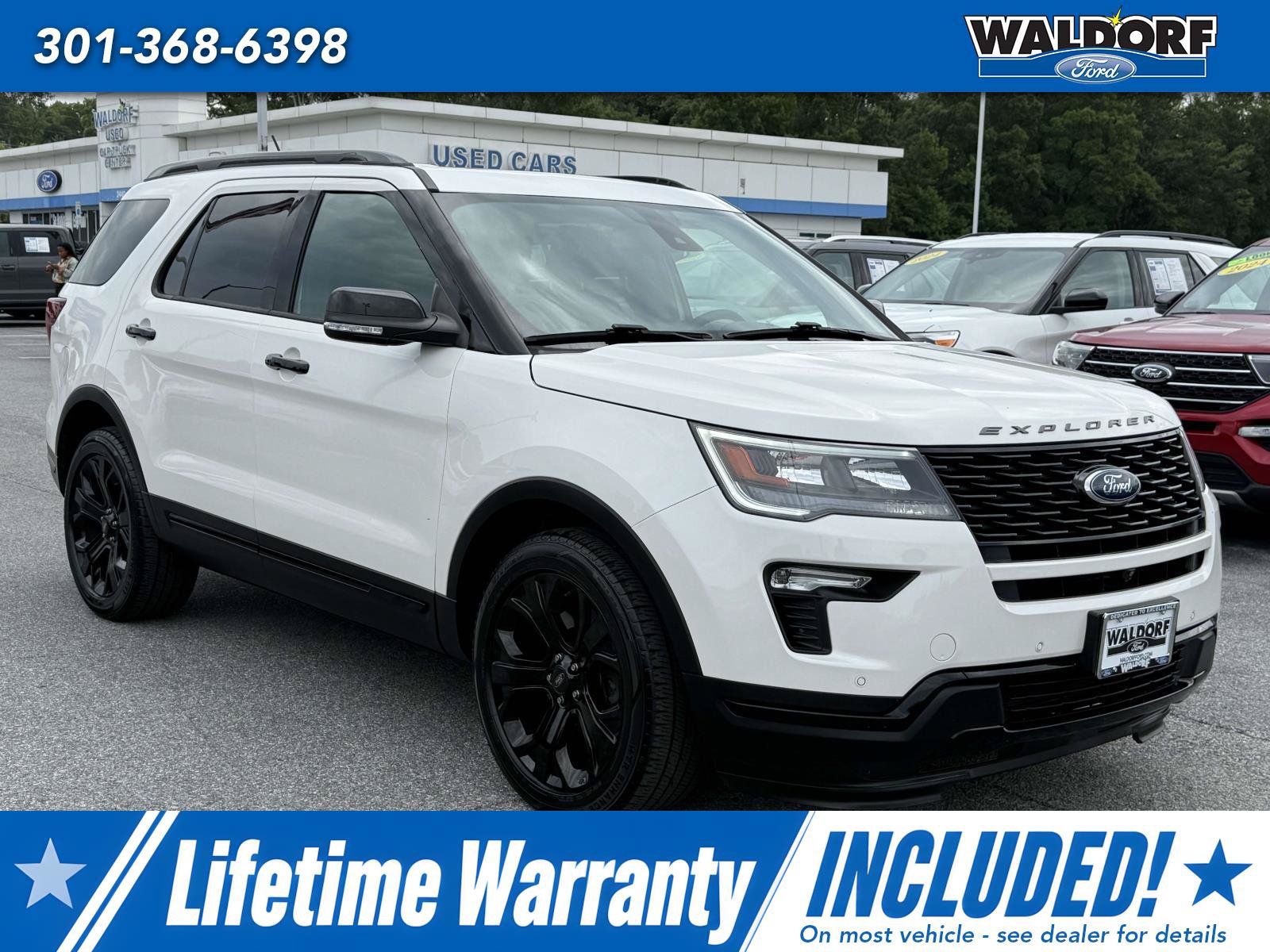 Certified 2019 Ford Explorer Sport w/ Equipment Group 401A AWD/4WD image 1