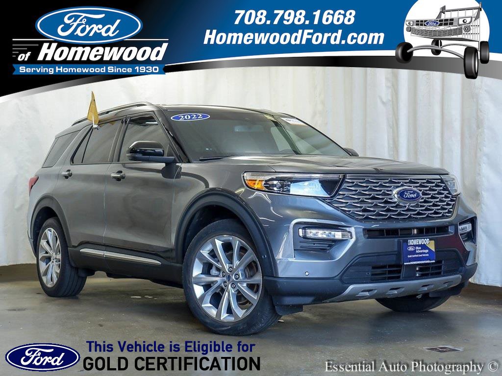 Certified 2022 Ford Explorer Platinum w/ Equipment Group 601A