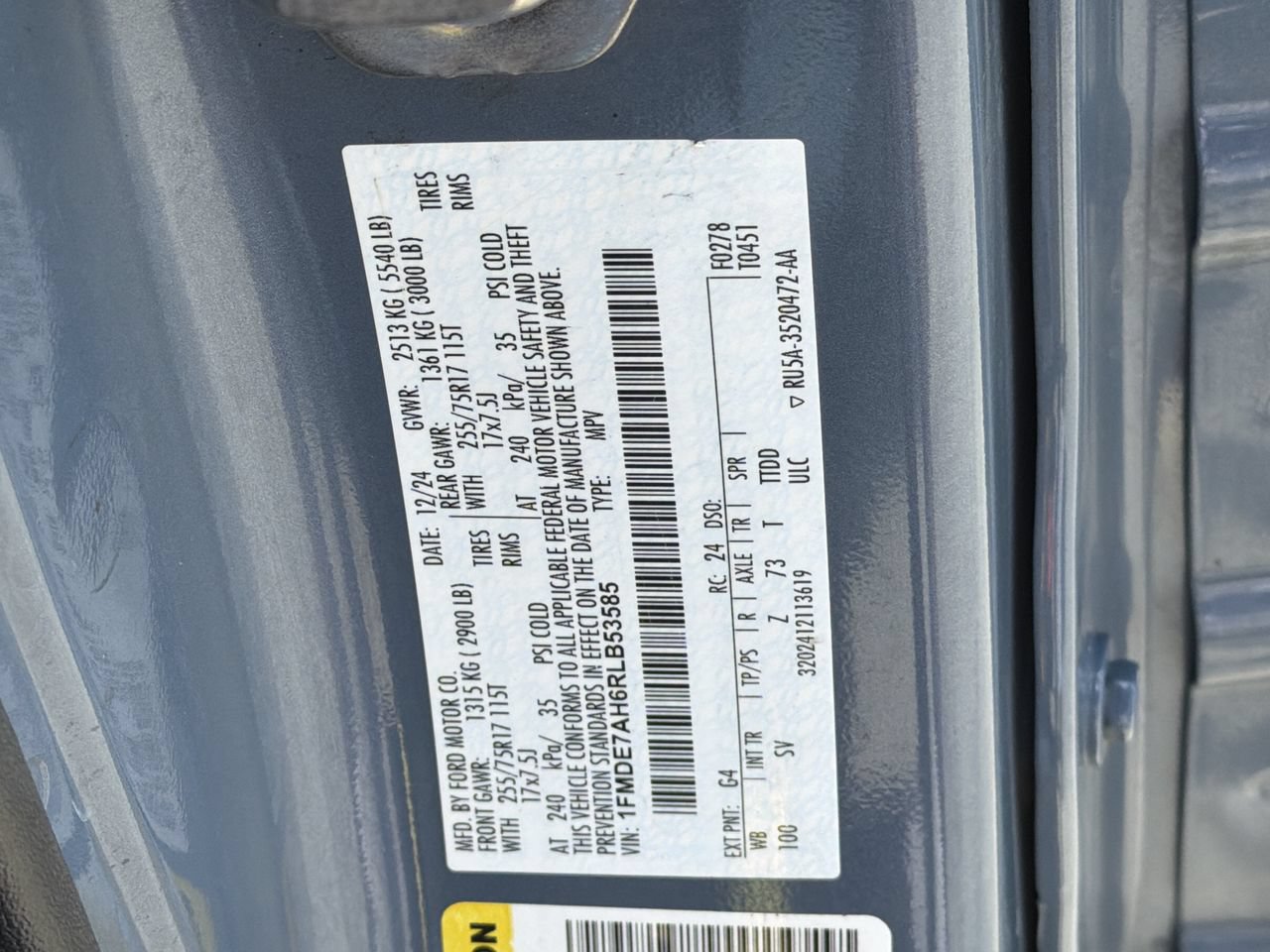 Certified 2024 Ford Bronco Big Bend AWD/4WD image 35