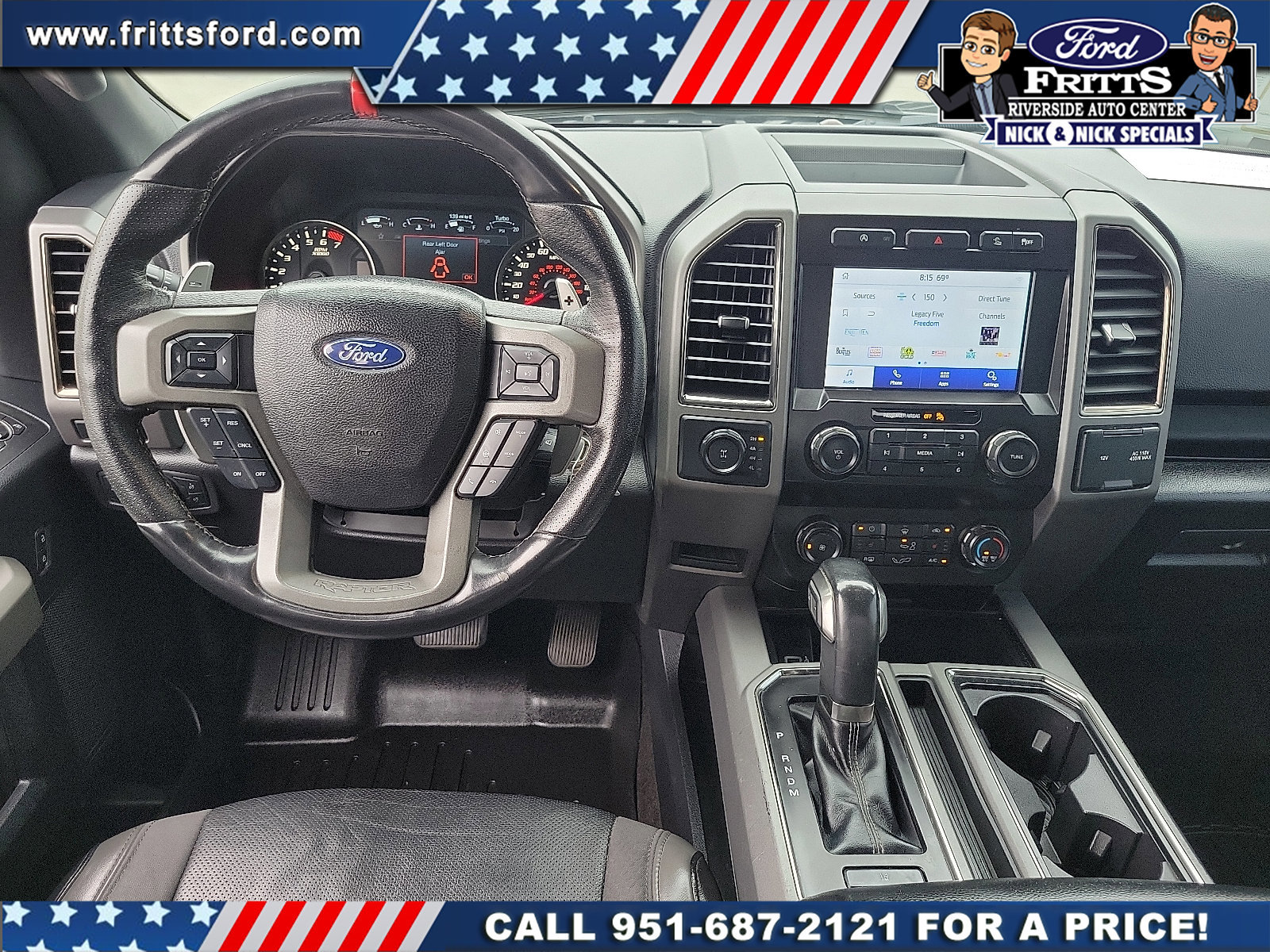 Certified 2020 Ford F150 Raptor w/ Equipment Group 801A Mid image 6