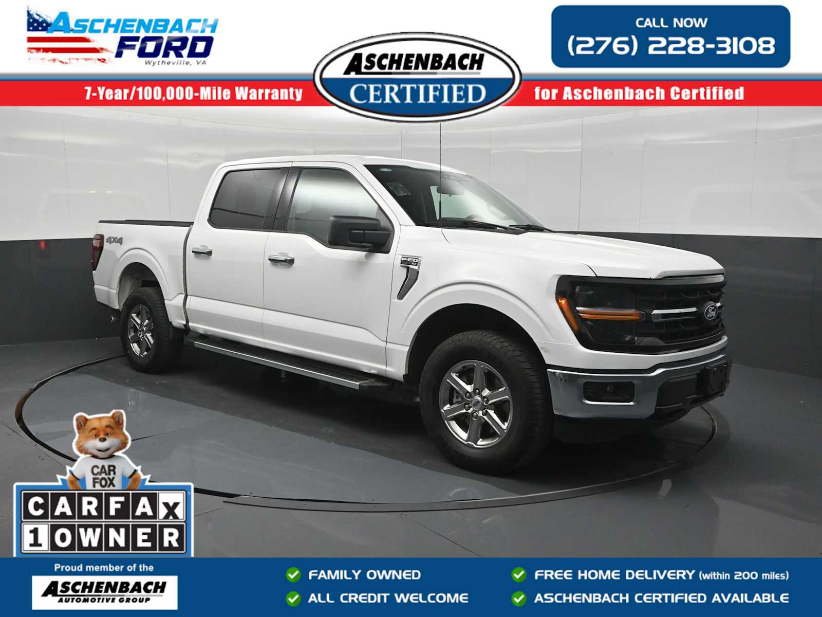 Certified 2025 Ford F150 XLT w/ Equipment Group 301A Standard