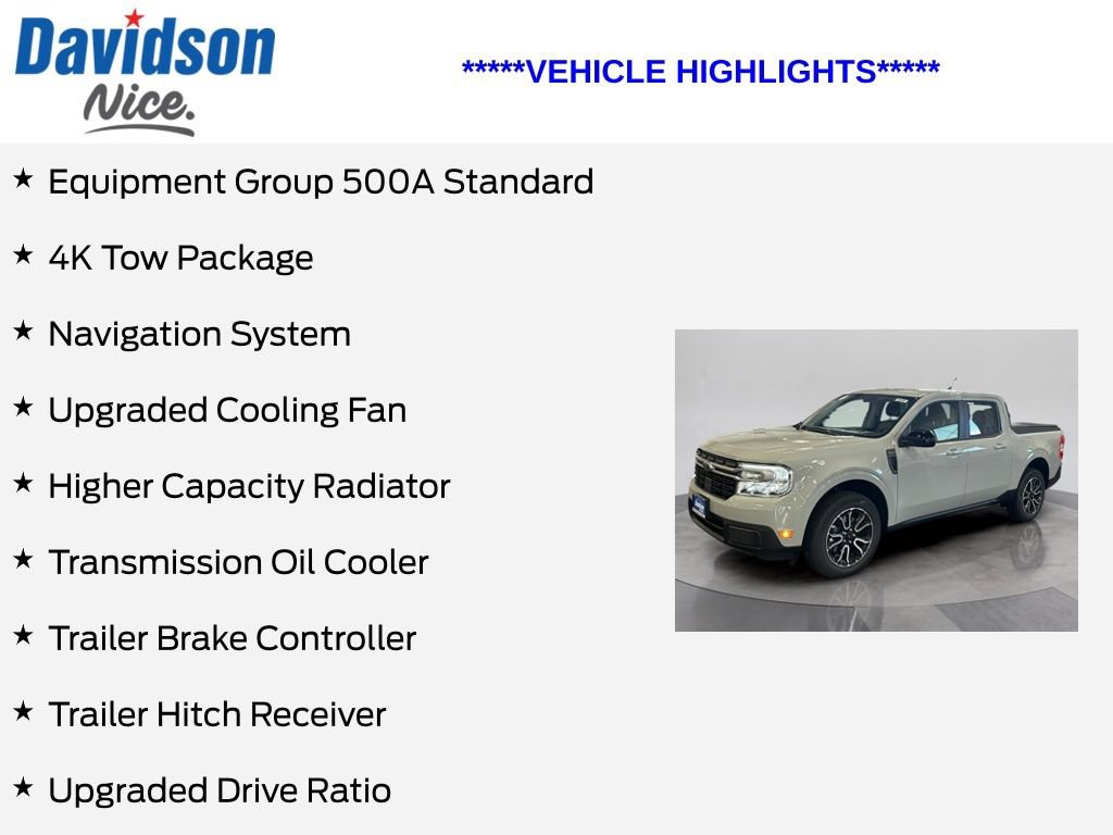 Certified 2024 Ford Maverick Lariat w/ 4K Tow Package AWD/4WD image 5