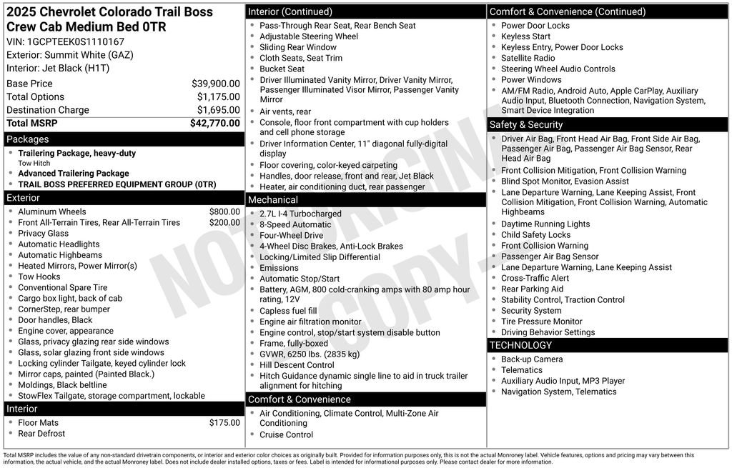 Used 2025 Chevrolet Colorado Trail Boss image 6