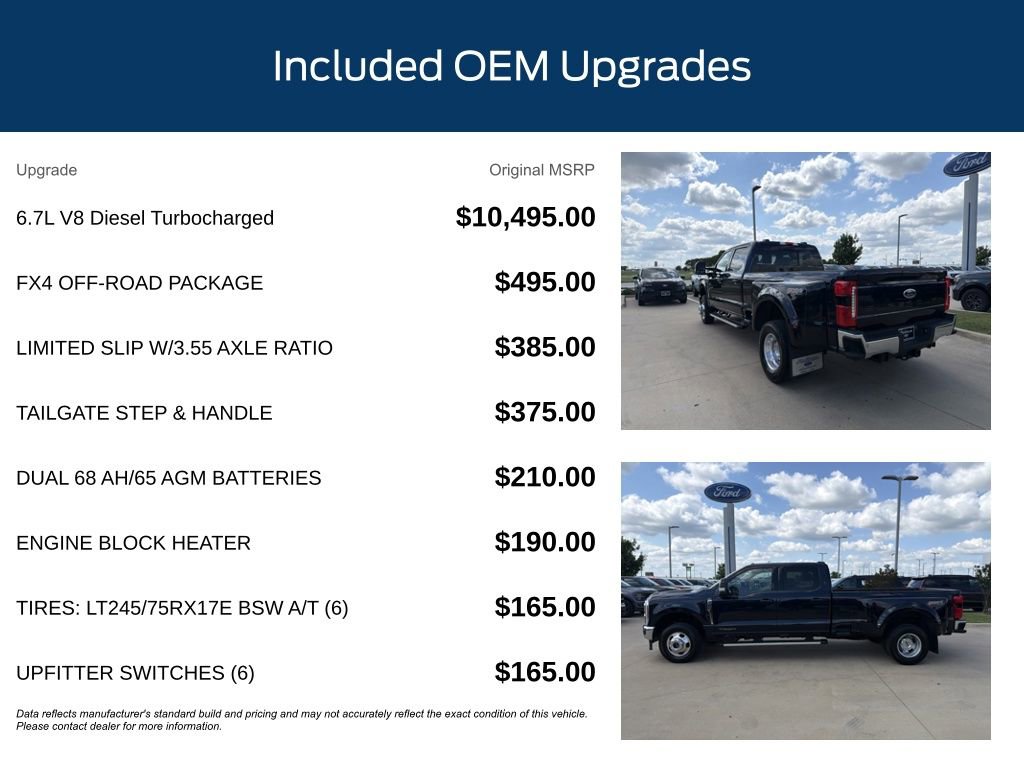 Certified 2024 Ford F350 Lariat w/ FX4 Off-Road Package AWD/4WD image 12