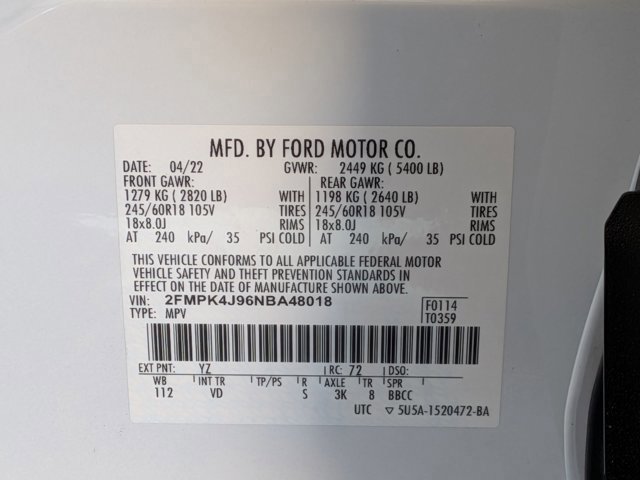 Certified 2022 Ford Edge SEL w/ Convenience Package image 34