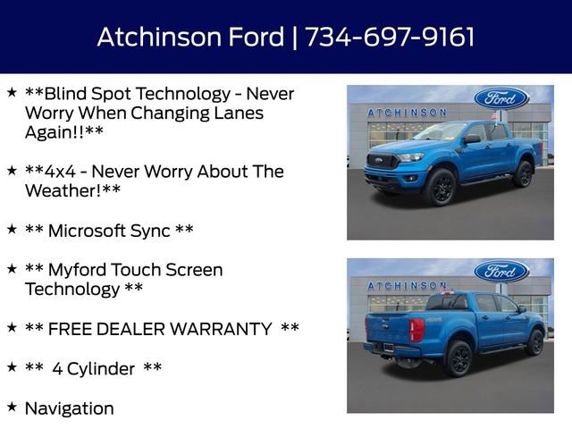 Certified 2022 Ford Ranger XLT w/ Equipment Group 302A High image 8