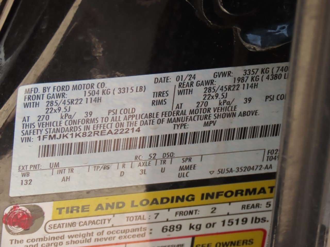 Certified 2024 Ford Expedition Max Limited RWD image 19
