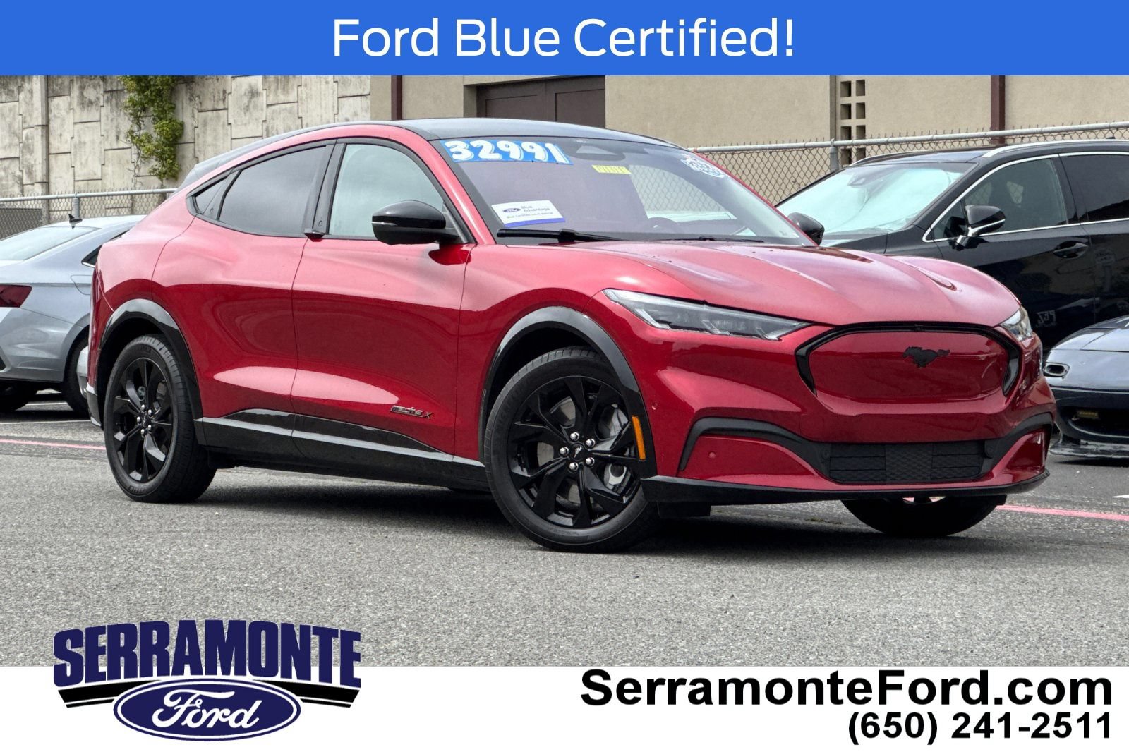 Certified 2023 Ford Mustang Mach-E Premium w/ Mustang Nite Pony Package RWD image 2