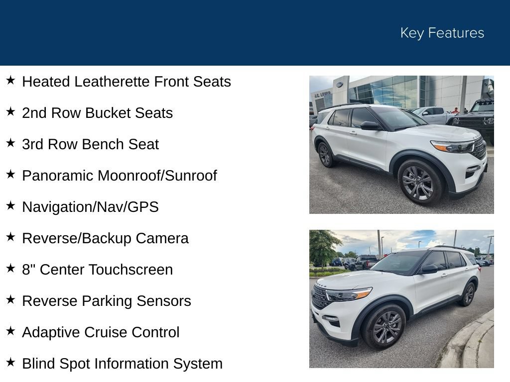 Certified 2024 Ford Explorer XLT w/ Equipment Group 202A RWD image 11