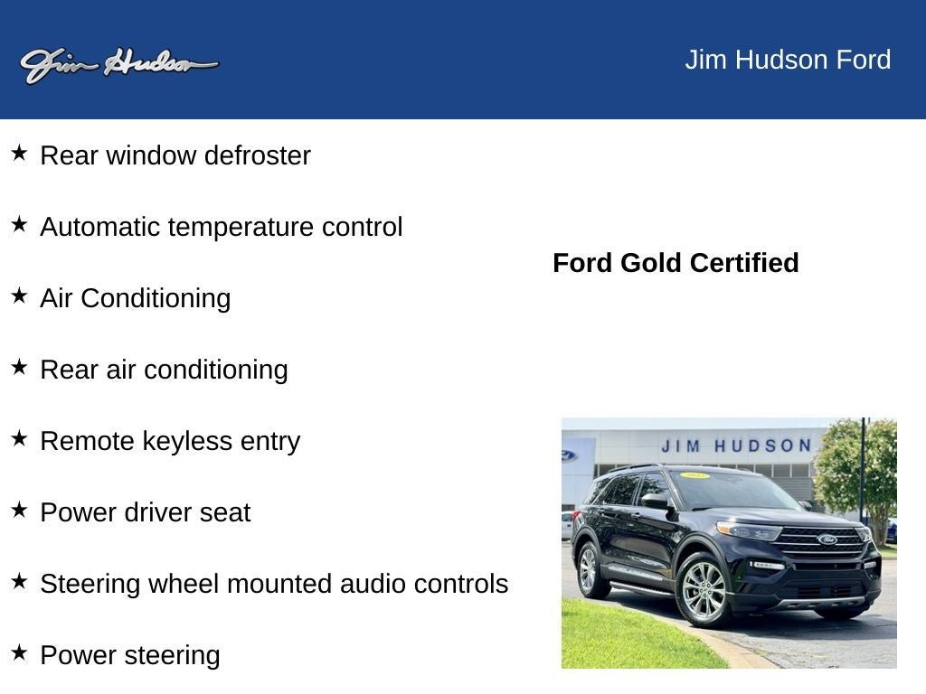 Certified 2022 Ford Explorer XLT w/ Equipment Group 202A RWD image 13