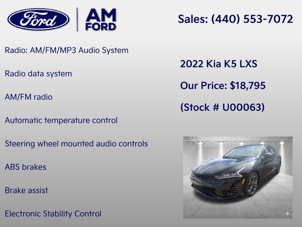 Used 2022 Kia K5 LXS AWD/4WD image 7