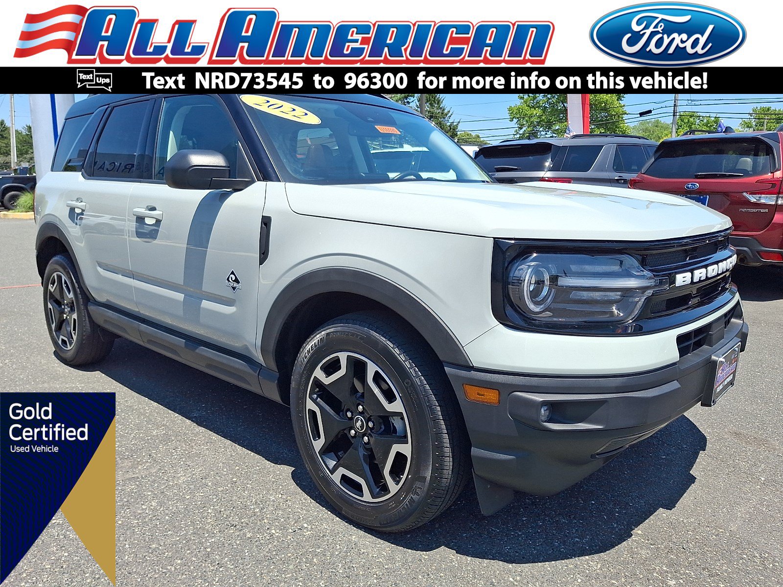 Certified 2022 Ford Bronco Sport Outer Banks w/ Tech Package AWD/4WD image 1