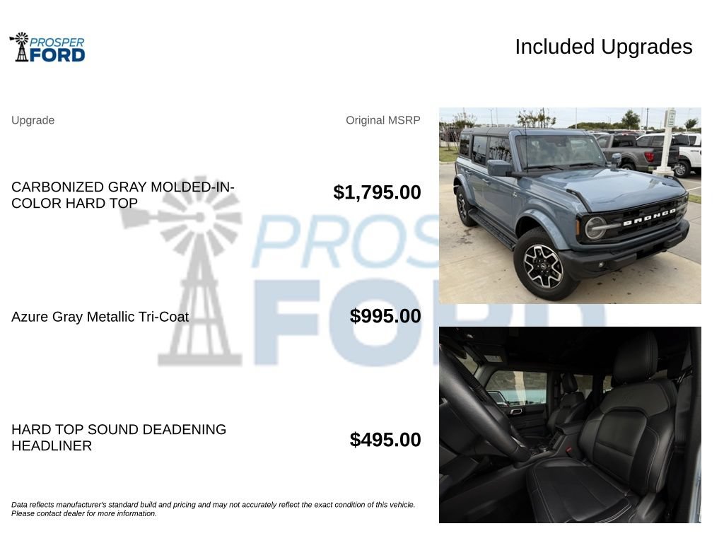 Certified 2025 Ford Bronco Outer Banks AWD/4WD image 3