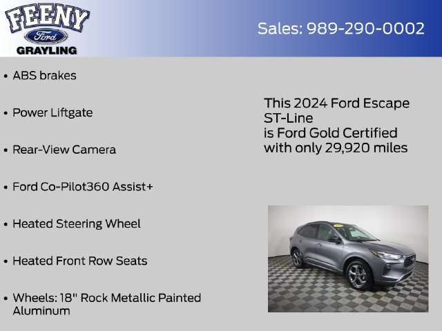 Certified 2024 Ford Escape ST-Line w/ Tech Pack #1 AWD/4WD image 20