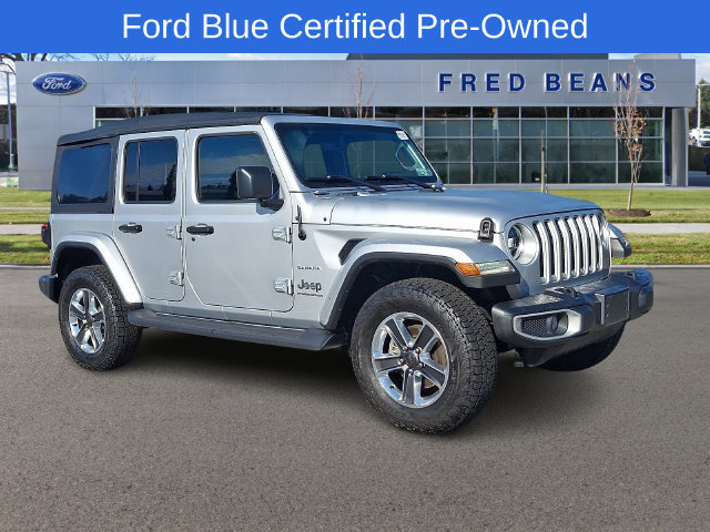 Used 2023 Jeep Wrangler Unlimited Sahara w/ LED Lighting Group AWD/4WD image 1