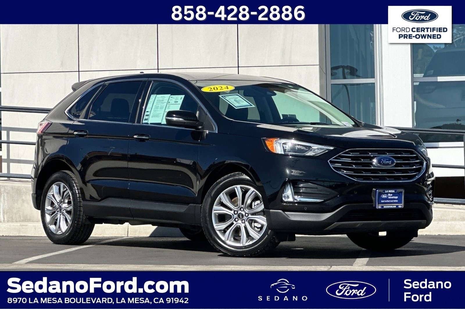 Certified 2024 Ford Edge Titanium