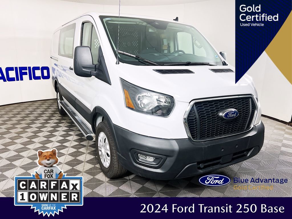 Certified 2024 Ford Transit 250 Low Roof w/ Exterior Upgrade Package