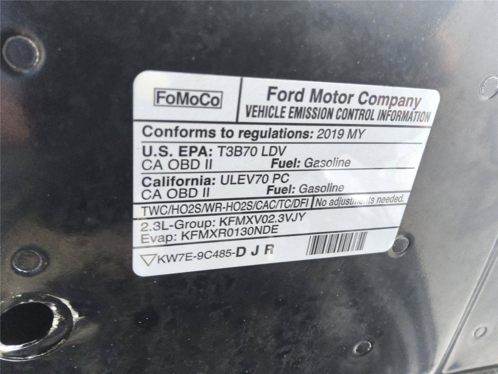 Certified 2019 Ford Mustang Coupe w/ Equipment Group 101A RWD image 11