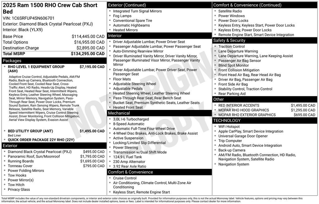 Used 2025 RAM 1500 RHO w/ RHO Level 1 Equipment Group AWD/4WD image 35