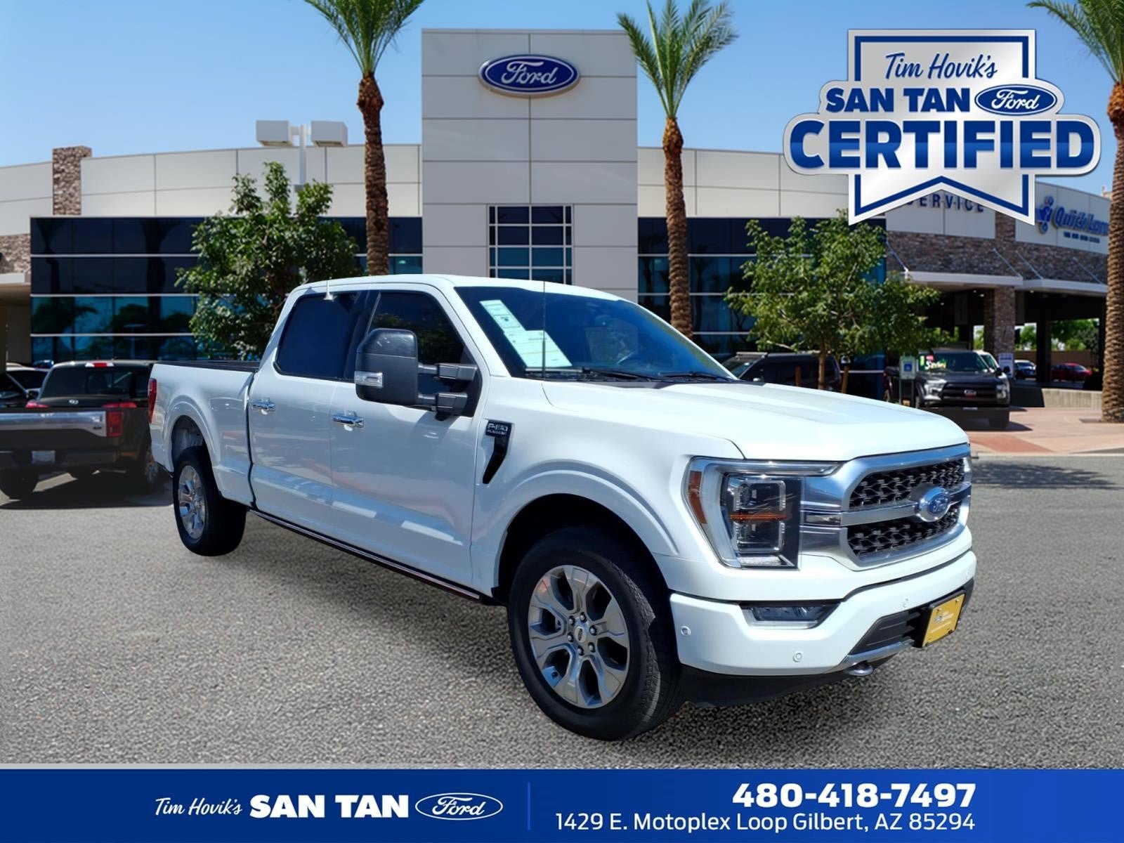 Certified 2023 Ford F150 Platinum w/ Equipment Group 701A High AWD/4WD image 1