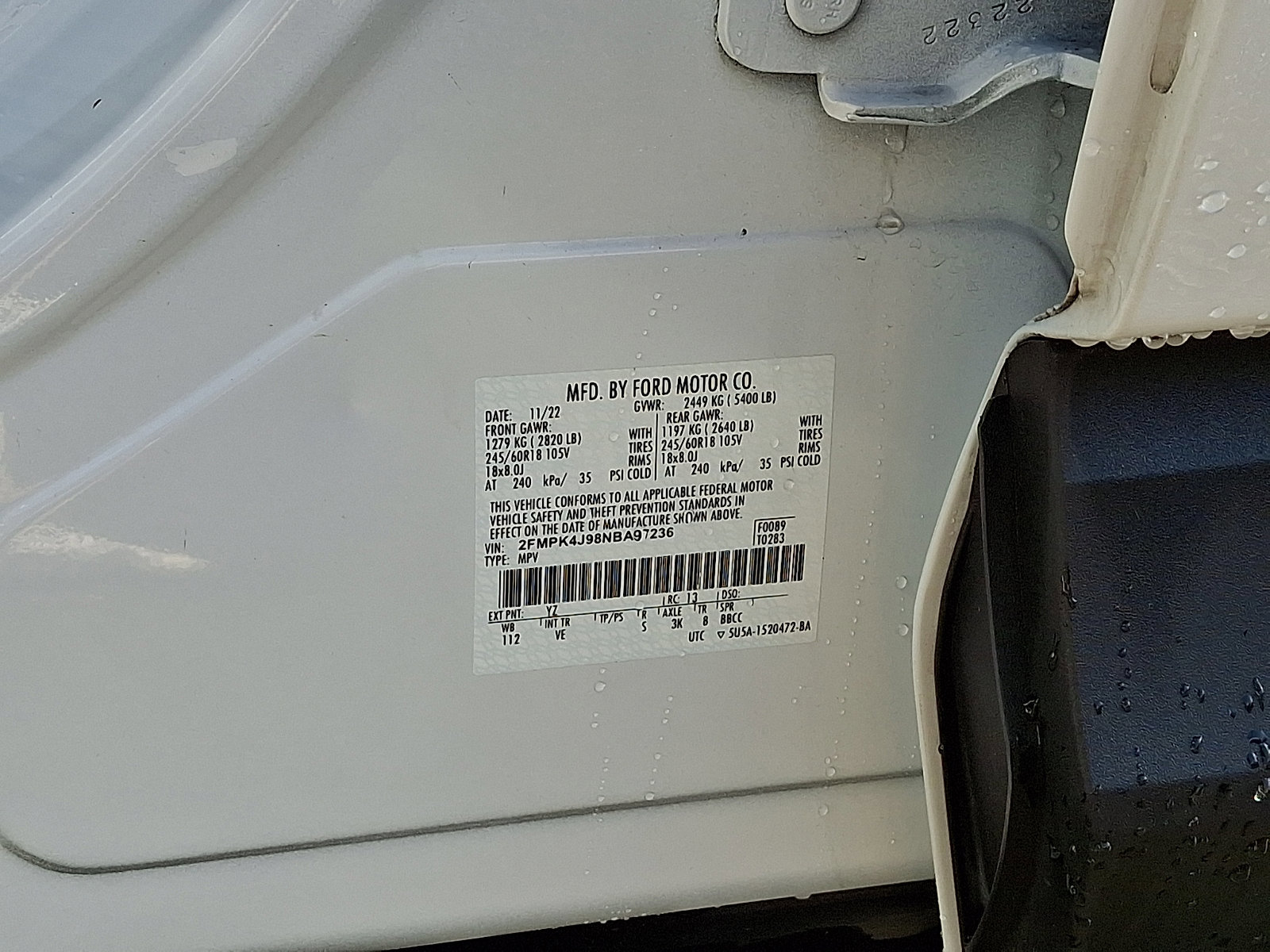 Certified 2022 Ford Edge SEL w/ Convenience Package image 27