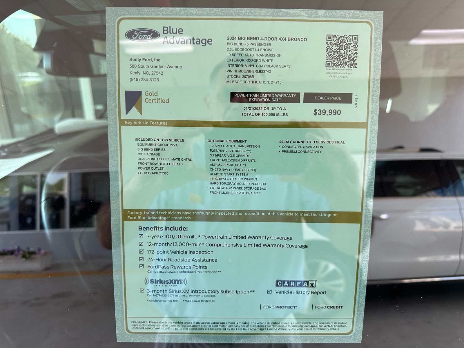 Certified 2024 Ford Bronco Big Bend AWD/4WD image 5
