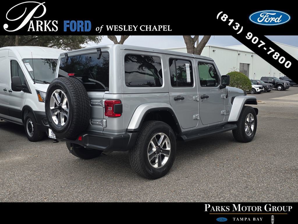 Used 2022 Jeep Wrangler Unlimited Sahara w/ LED Lighting Group image 3