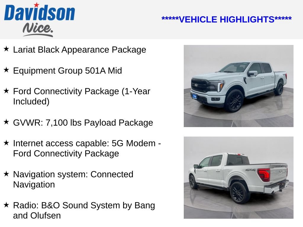 Certified 2026 Ford F150 Lariat AWD/4WD image 4