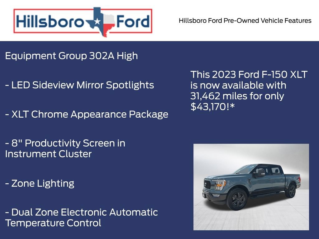 Certified 2023 Ford F150 XLT w/ Equipment Group 302A High AWD/4WD image 9