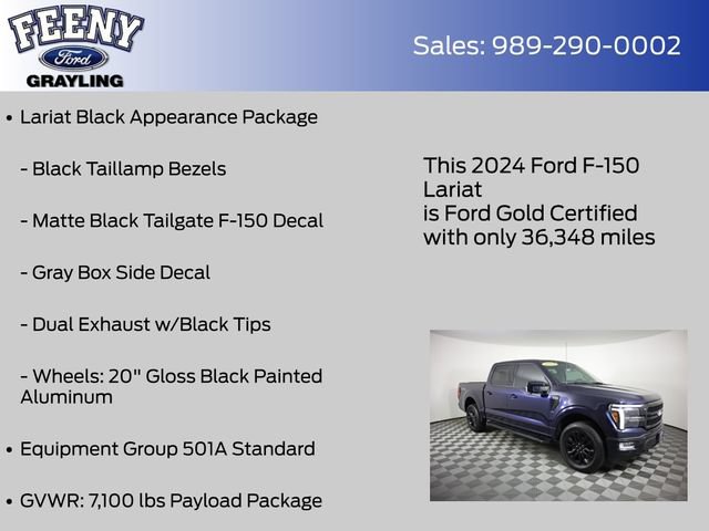 Certified 2024 Ford F150 Lariat AWD/4WD image 13