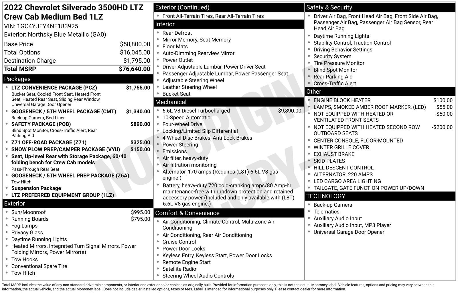 Used 2022 Chevrolet Silverado 3500 LTZ w/ LTZ Convenience Package image 9