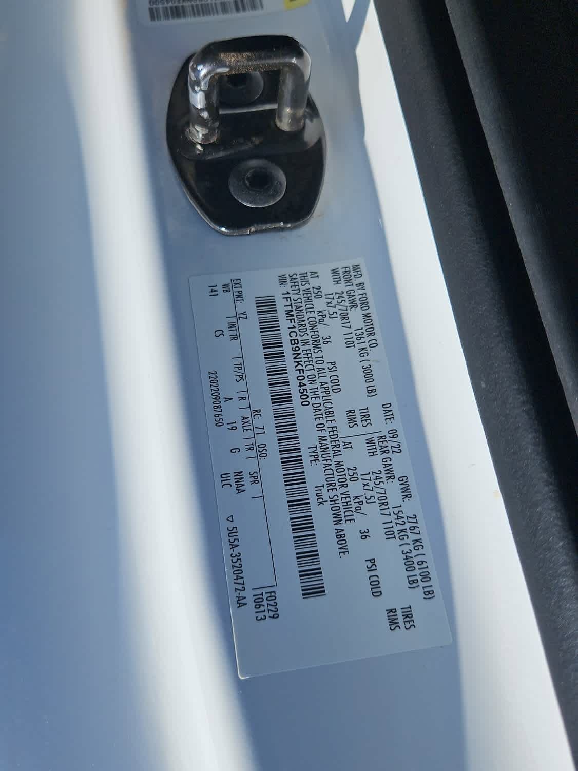 Certified 2022 Ford F150 XL w/ Equipment Group 101A High image 21