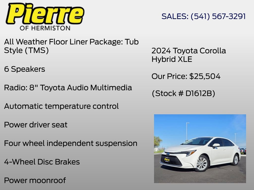 Used 2024 Toyota Corolla XLE FWD image 7
