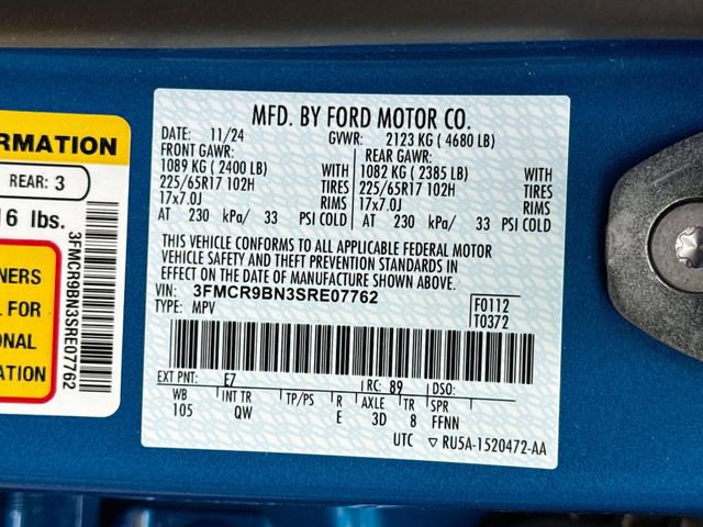 Certified 2025 Ford Bronco Sport Big Bend w/ Convenience Package AWD/4WD image 41