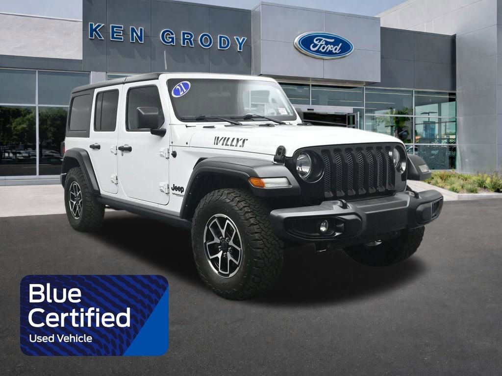 Used 2021 Jeep Wrangler Unlimited Sport image 1