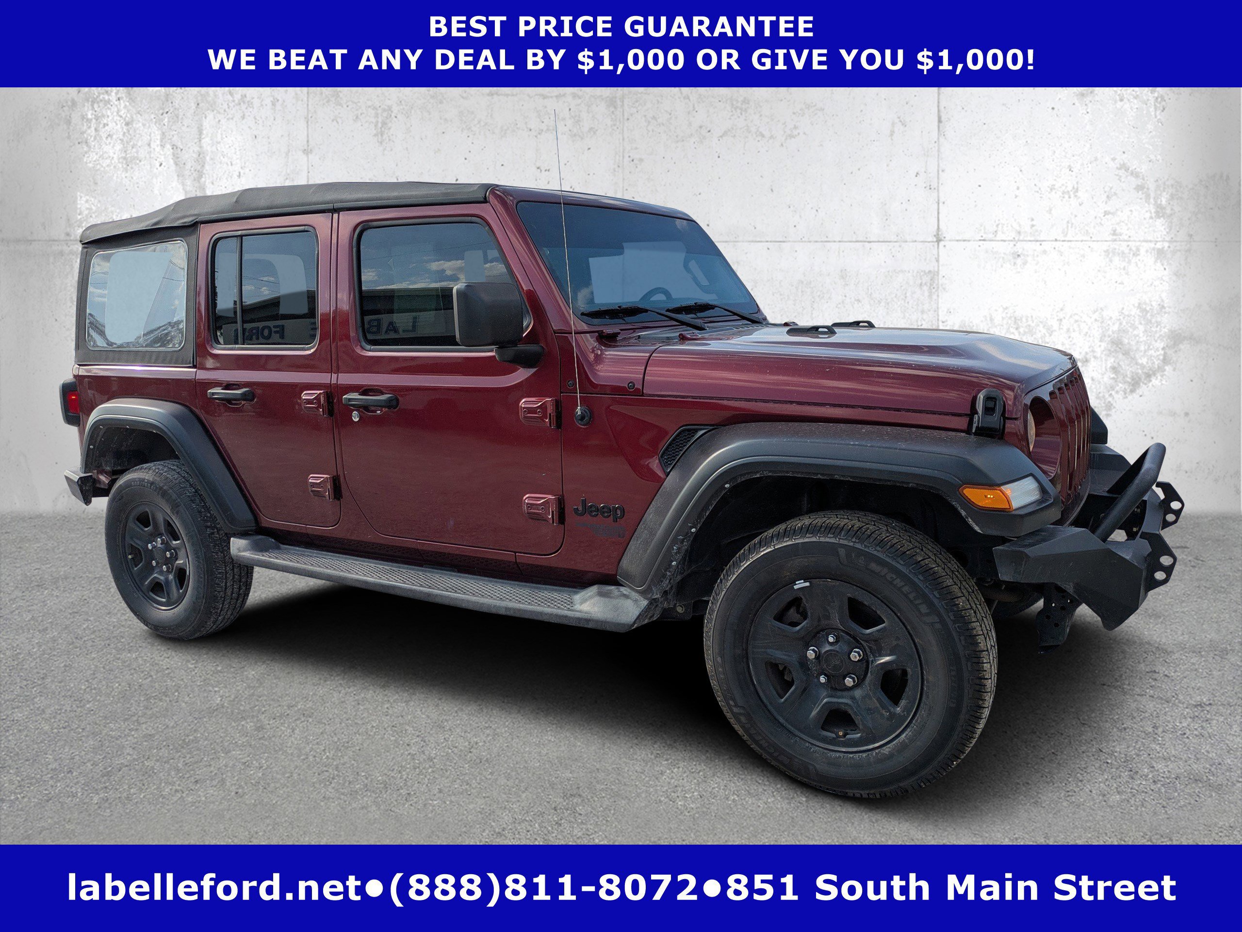 Used 2021 Jeep Wrangler Unlimited Sport AWD/4WD image 7