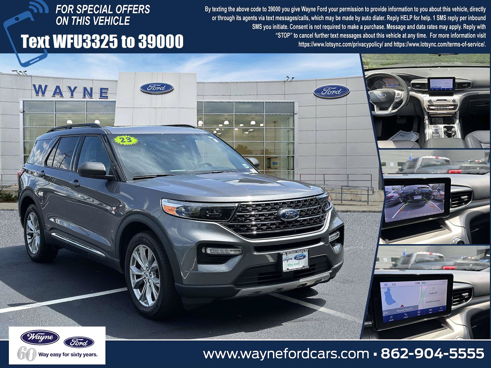 Certified 2023 Ford Explorer XLT w/ Equipment Group 202A
