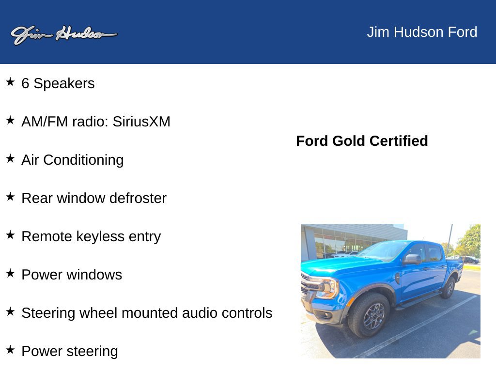 Certified 2024 Ford Ranger XLT w/ Technology Package AWD/4WD image 13