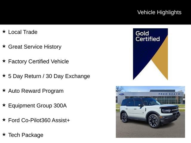 Certified 2024 Ford Bronco Sport Outer Banks w/ Tech Package AWD/4WD image 4