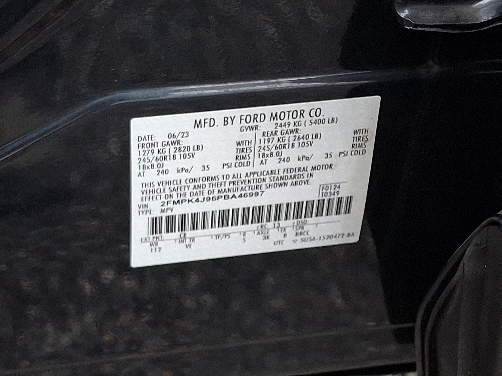 Certified 2023 Ford Edge SEL w/ Convenience Package AWD/4WD image 28