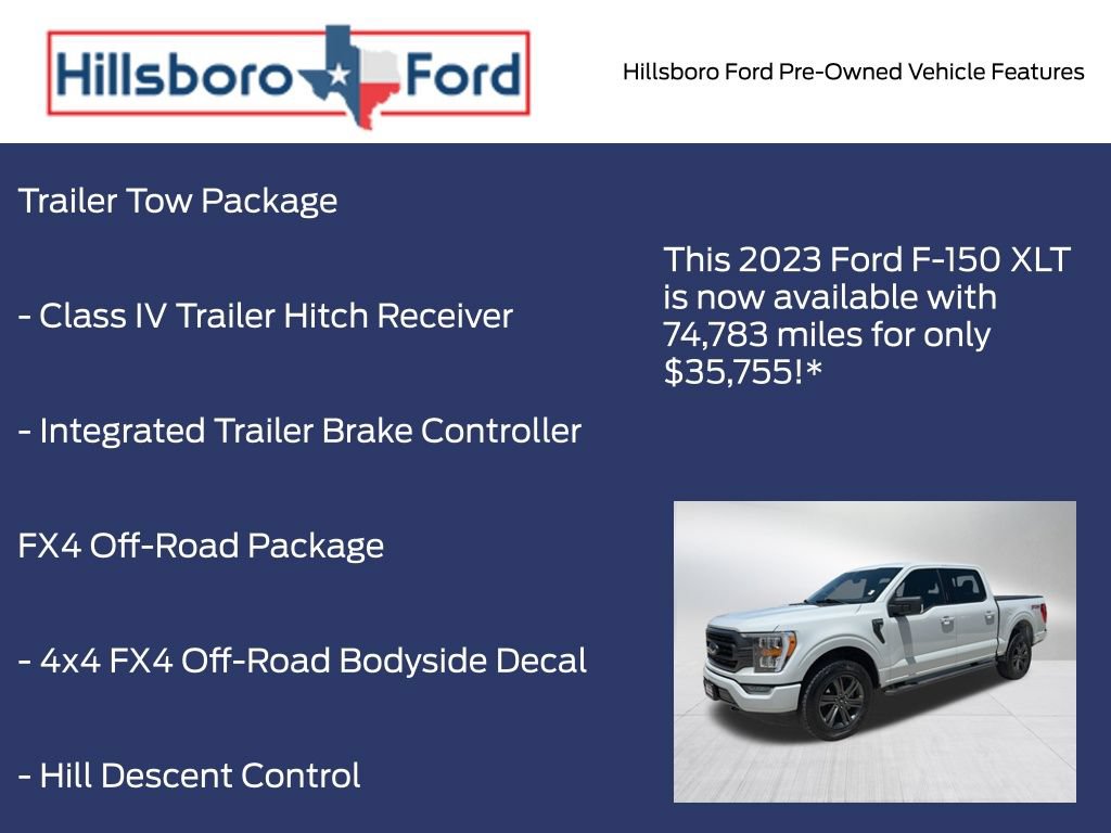 Certified 2023 Ford F150 XLT w/ Equipment Group 302A High AWD/4WD image 13