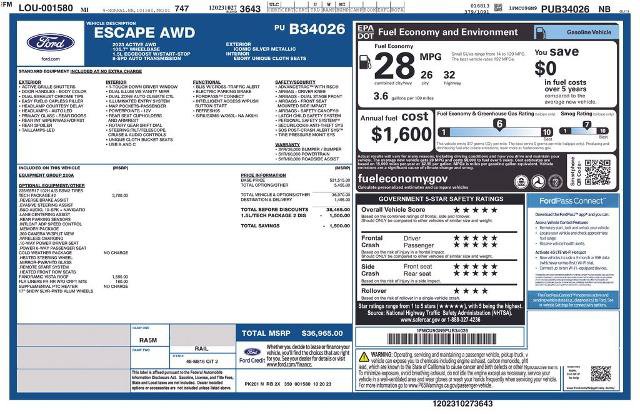 Certified 2023 Ford Escape Active w/ Tech Pack #2 AWD/4WD image 23