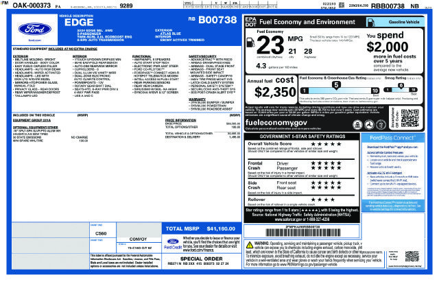 Certified 2024 Ford Edge SEL AWD/4WD image 32