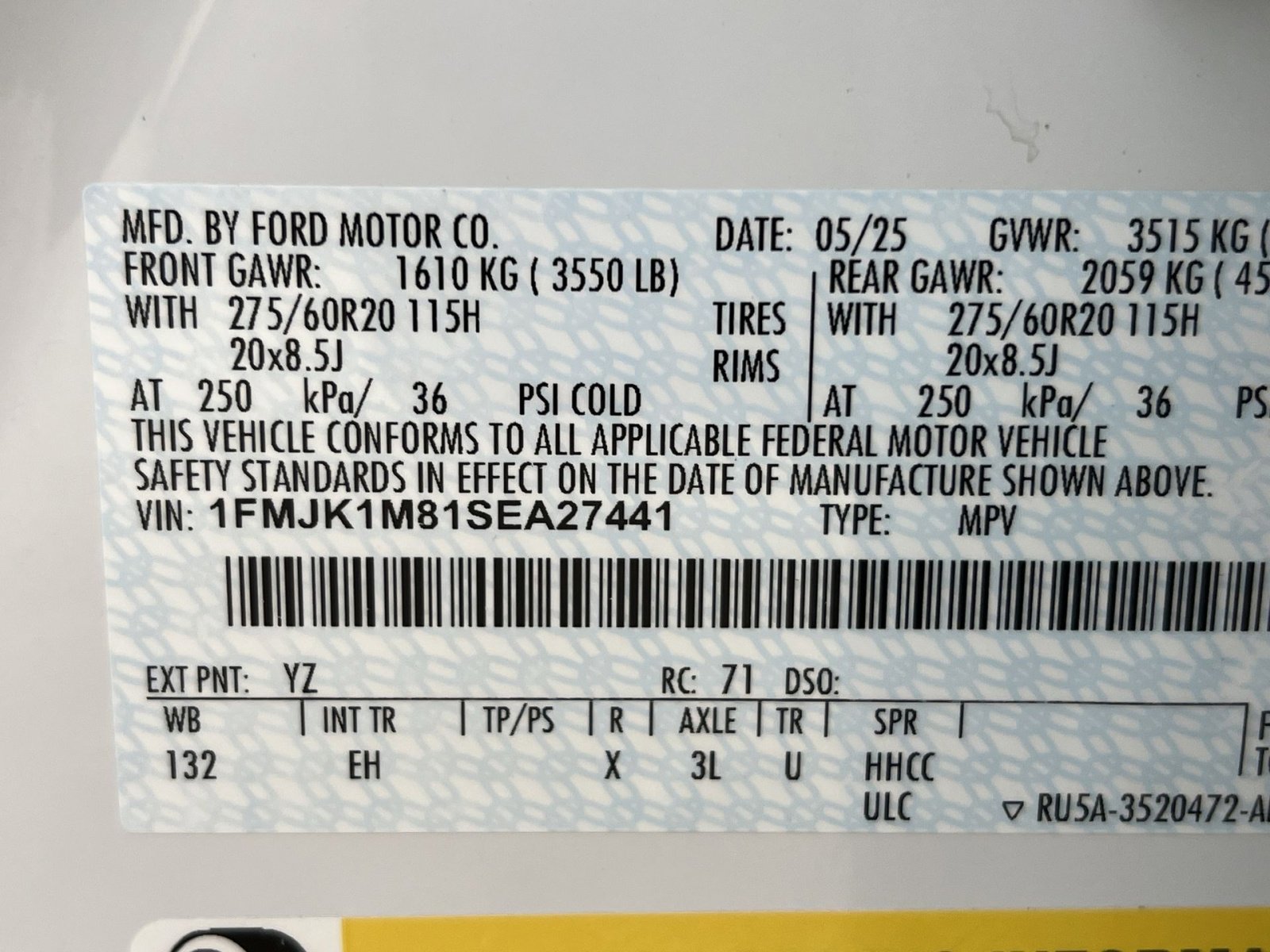 Certified 2025 Ford Expedition Max Platinum AWD/4WD image 38