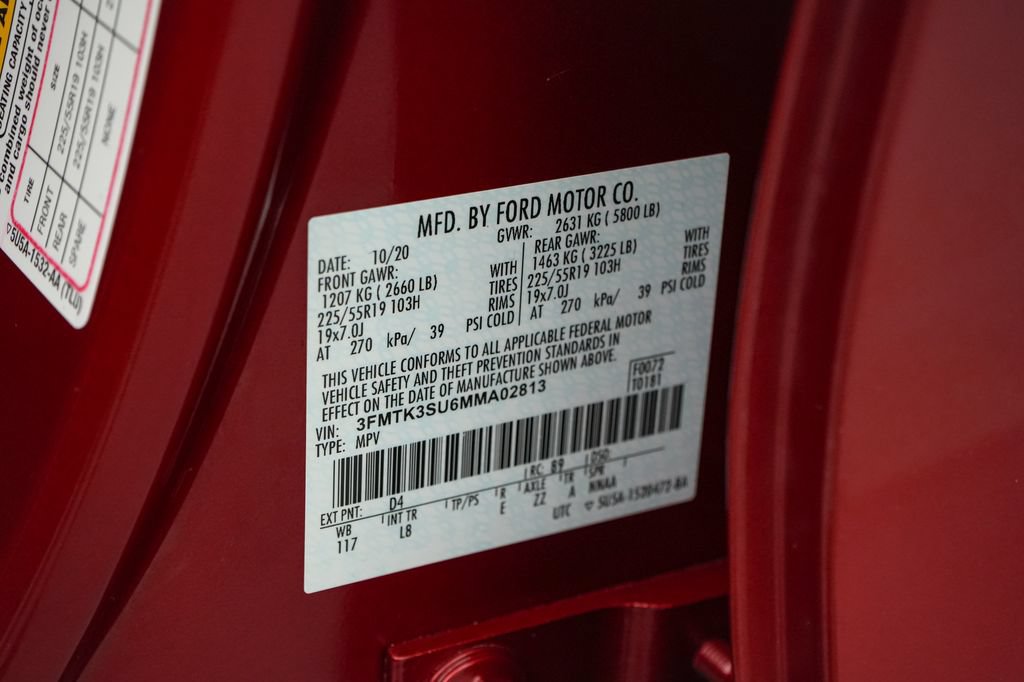 Certified 2021 Ford Mustang Mach-E Premium w/ Equipment Group 301A AWD/4WD image 33