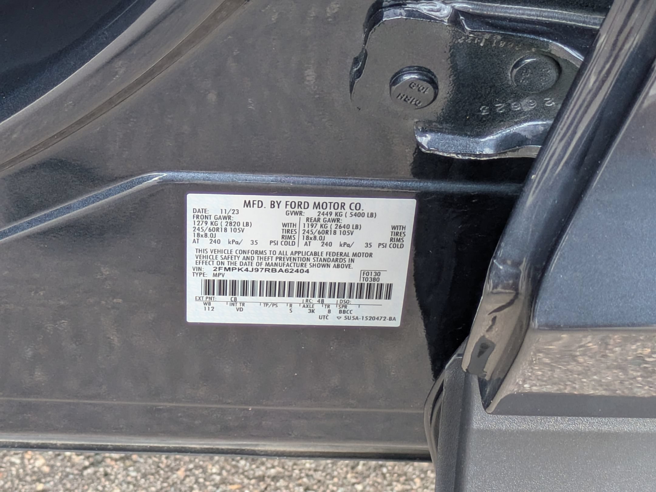 Certified 2024 Ford Edge SEL w/ Convenience Package AWD/4WD image 44