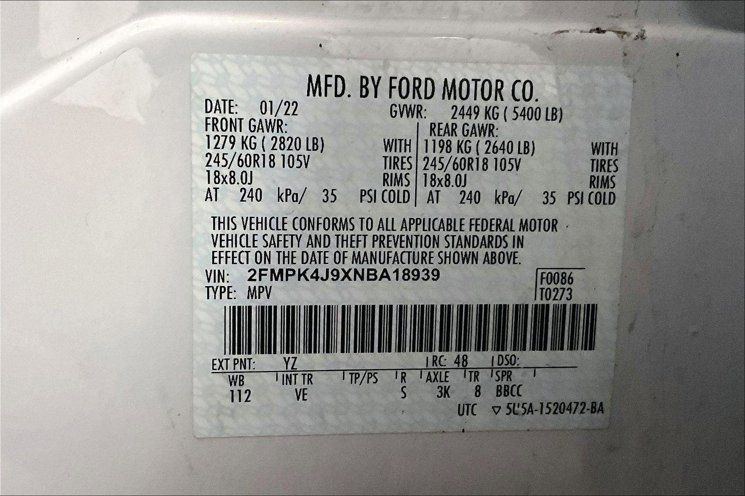 Certified 2022 Ford Edge SEL w/ Convenience Package image 32