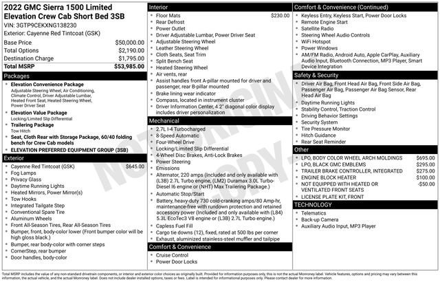 Used 2022 GMC Sierra 1500 Elevation image 7