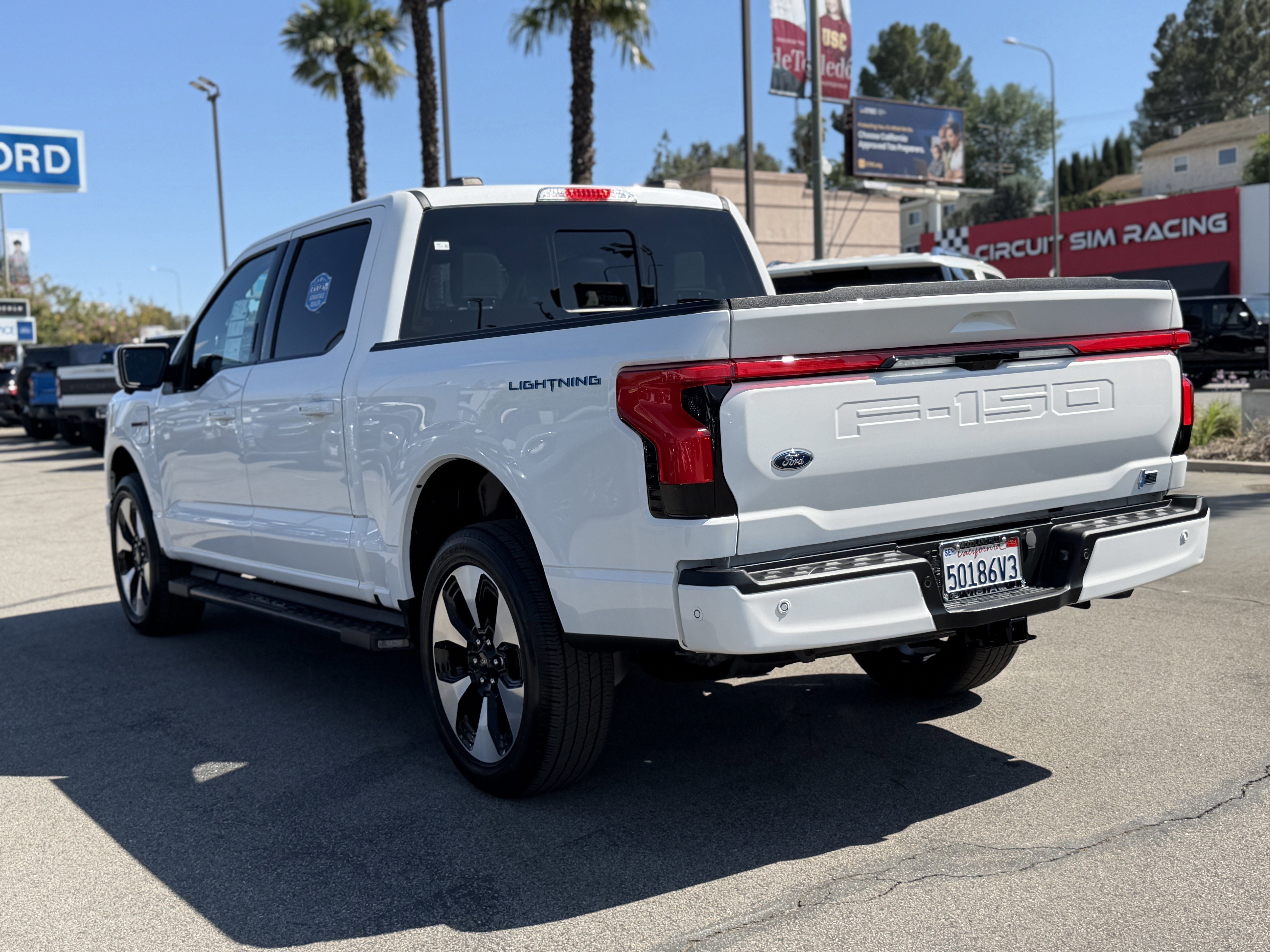 Certified 2023 Ford F150 Lightning Platinum image 2