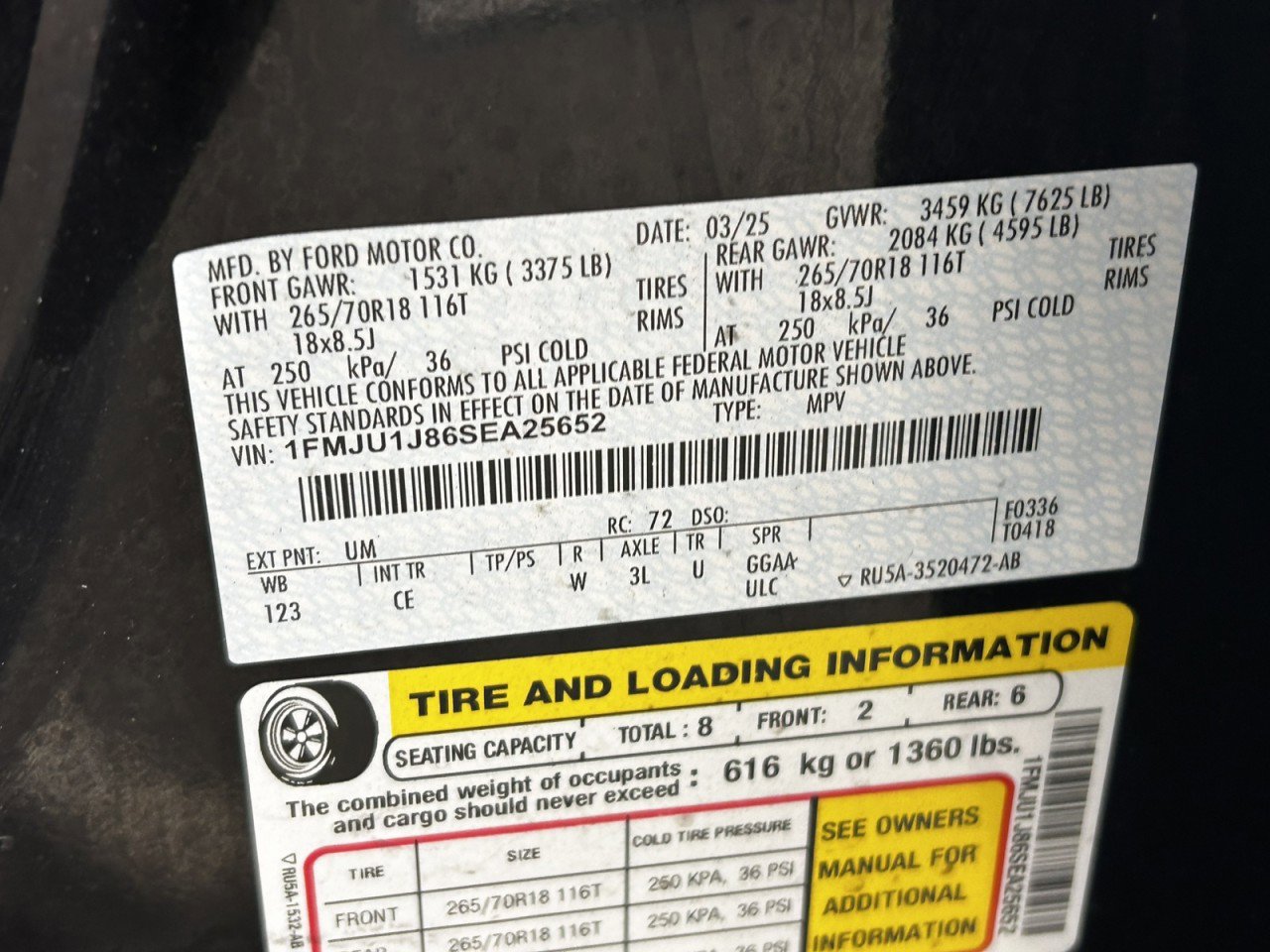 Certified 2025 Ford Expedition Active AWD/4WD image 26